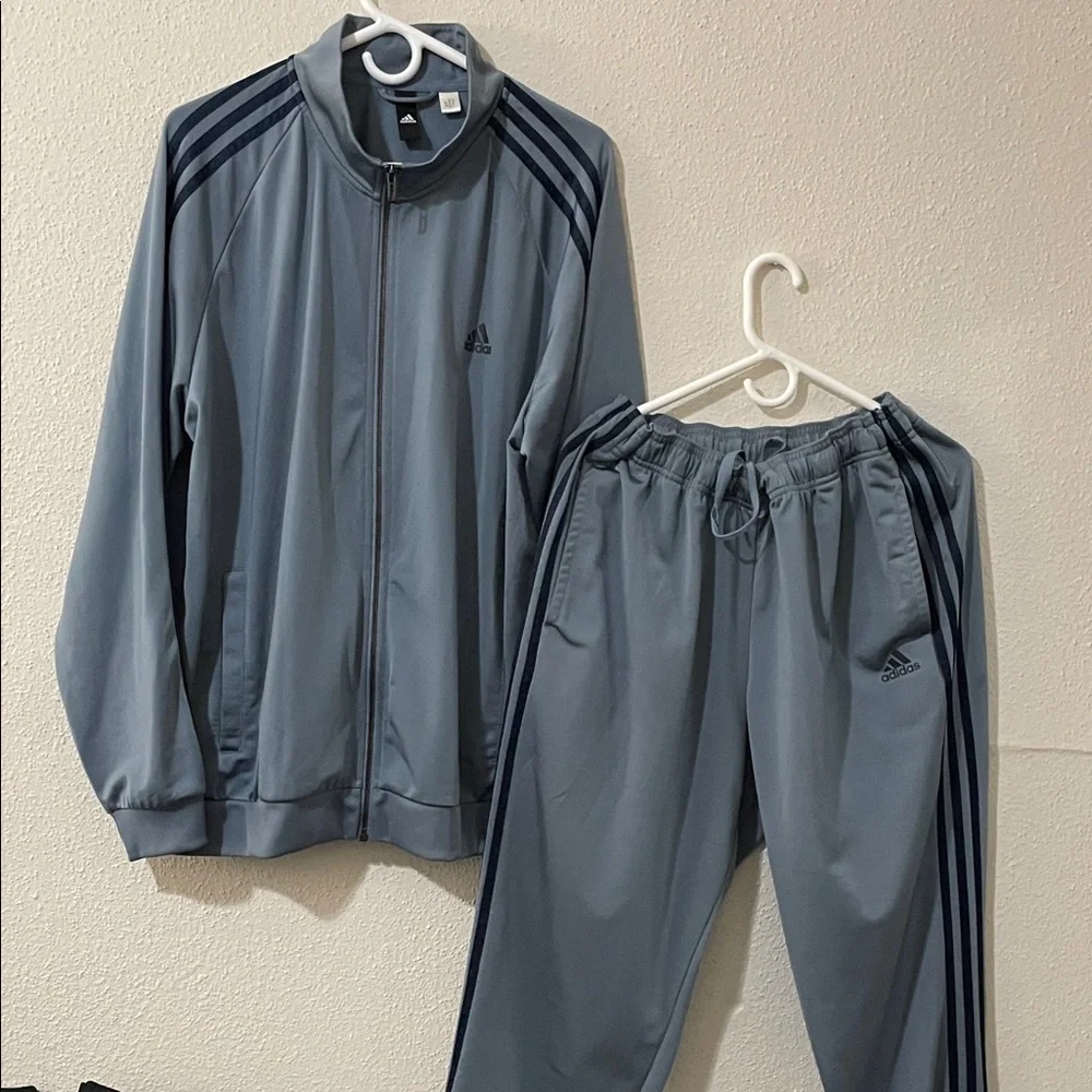 Adidas Men's Blue Track Jacket - Picture 1 of 7